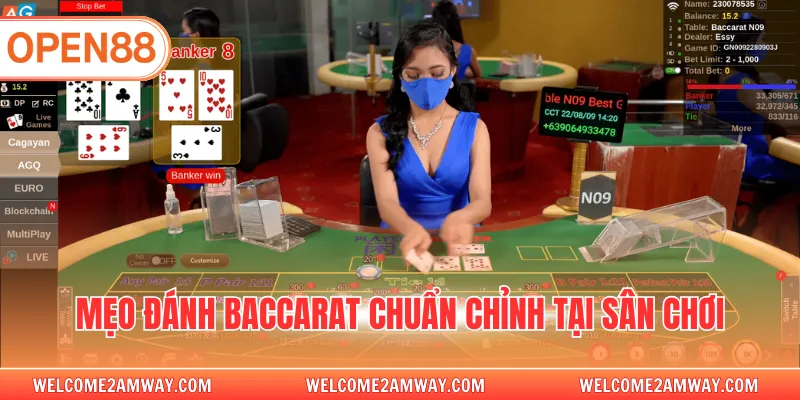 Mẹo đánh baccarat chuẩn chỉnh tại sân chơi